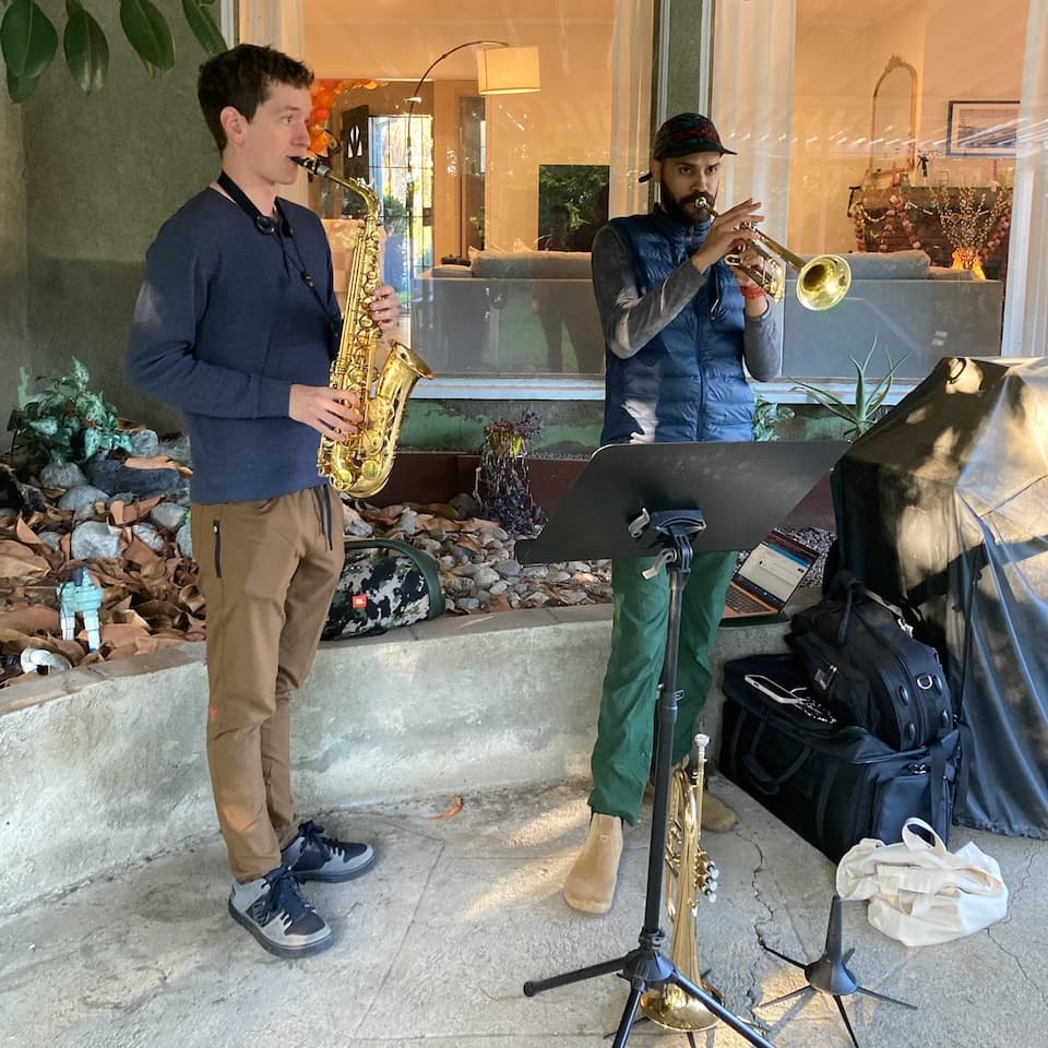 Playing a house party